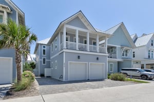 Rear Parking and Two Car Garage