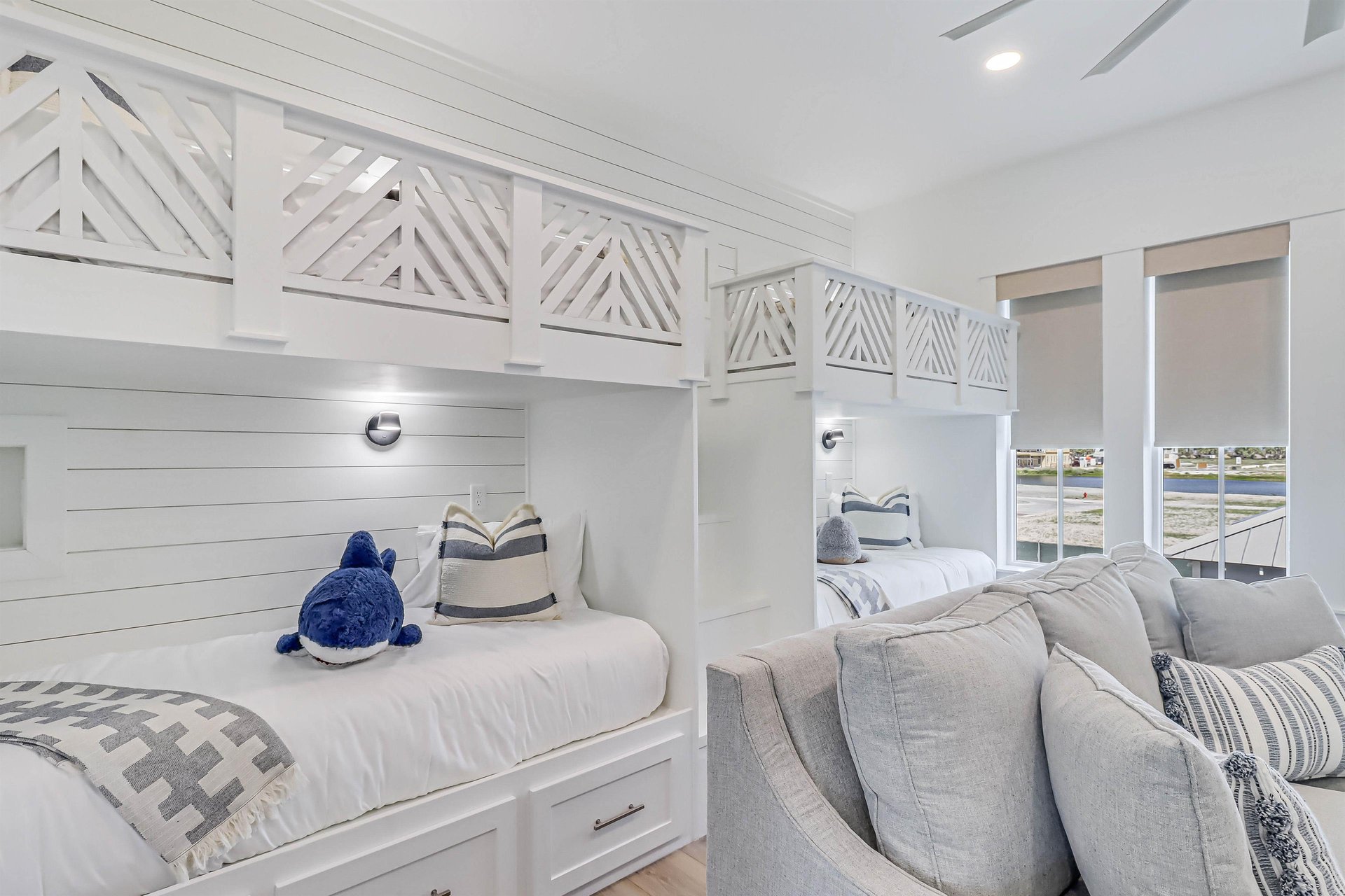 Living Area With Bunk Beds, 2nd Floor