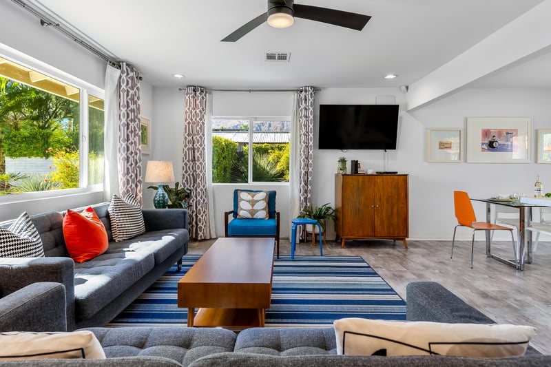 Comfortable living area with impeccable design