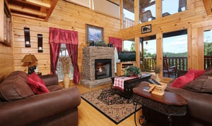 Living Room Fireplace Area