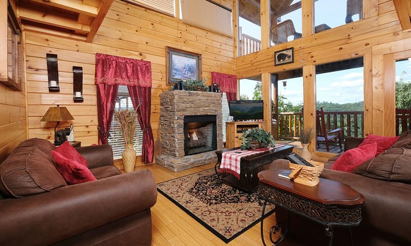 Living Room Fireplace Area