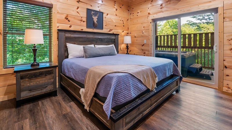 king bed