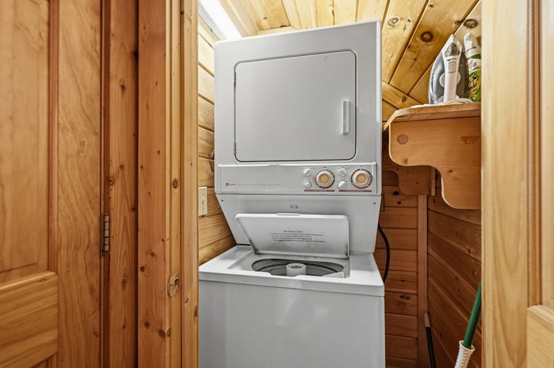 Your own private laundry closet keeps your vacation wardrobe fresh throughout your stay.