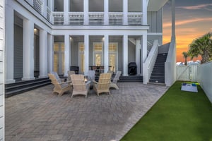 Fire Lounge  Corn Hole at Sunset, 1st Floor