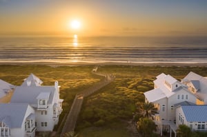 Sunrise View Over The Boardwalk