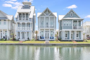 Sunset Cabana Across the Lake