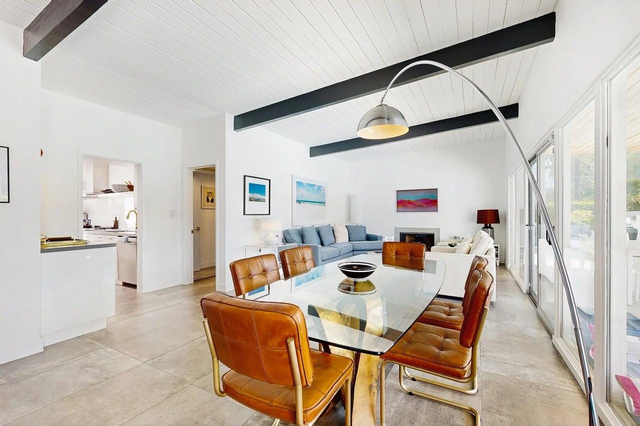 Great room with dining and living room connected