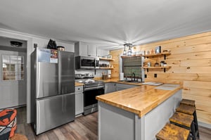 Kitchen with Bar Seating