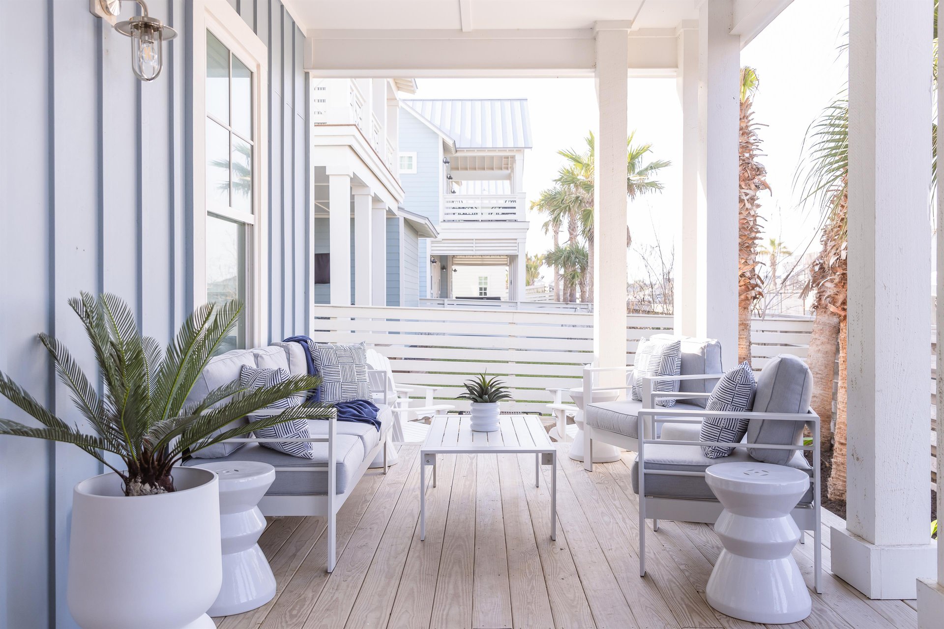 Exterior Seating Area, Back Porch