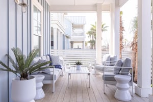 Exterior Seating Area, Back Porch