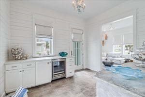 Foyer With Mini Fridge  Storage