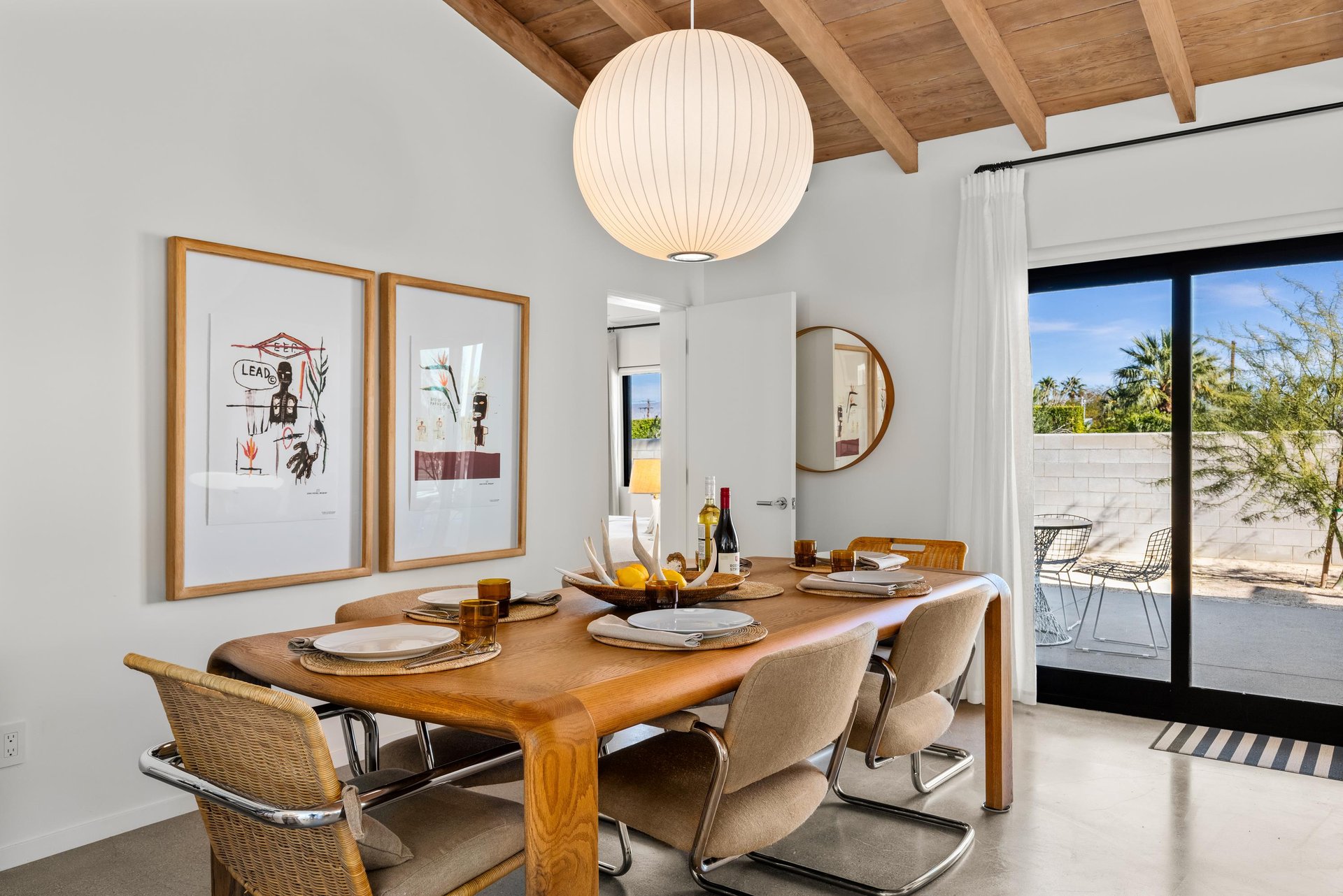 Stylish dining table