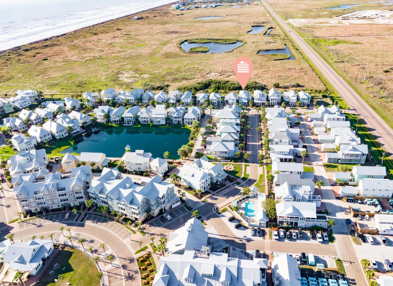 Aerial View, Location