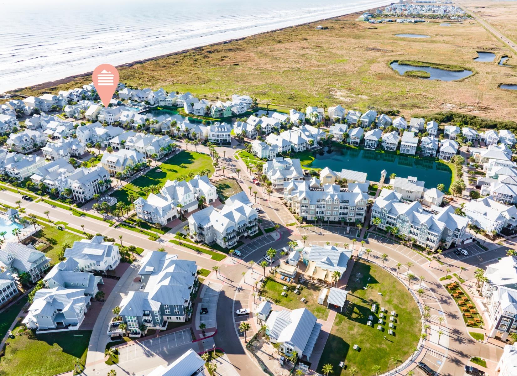 Aerial View, Location