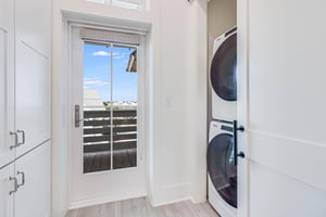 Laundry Closet and Side Balcony, 1st Floor
