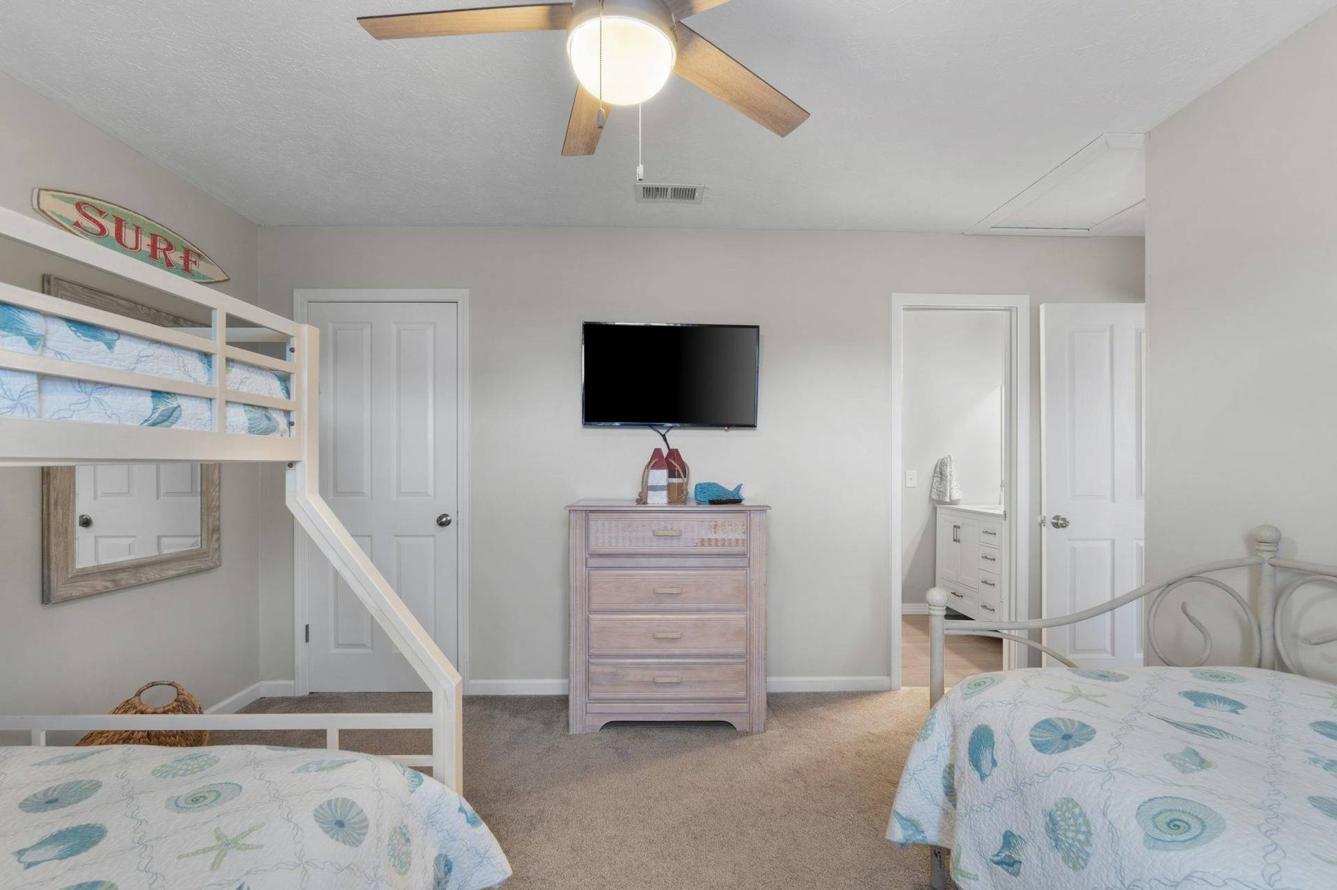 Guest Bedroom 2 Daybed Trundle  Twin Over Full Bunk
