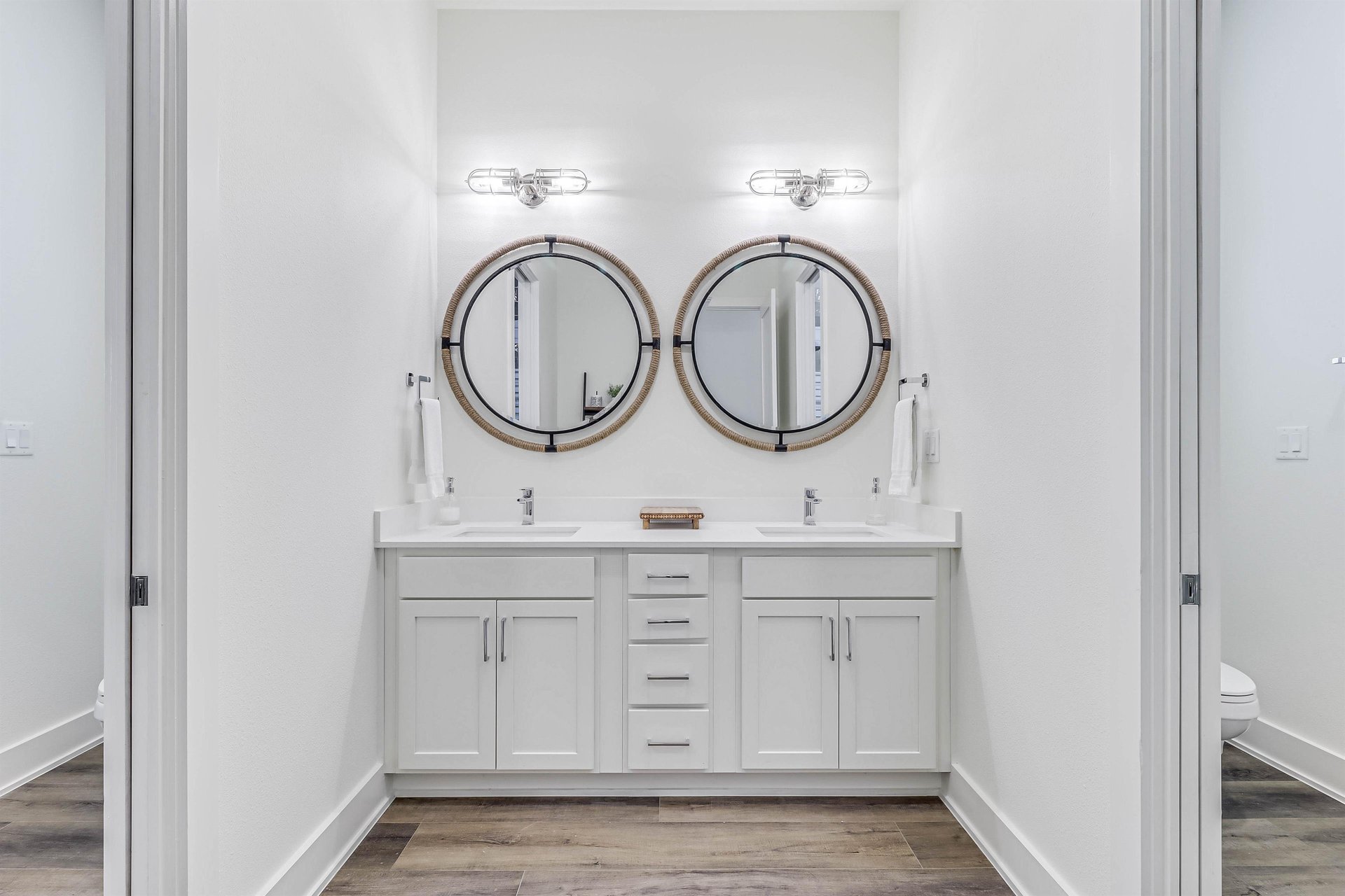 Jack  Jill Double Shower Bathroom, 1st Floor