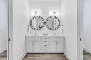 Jack  Jill Double Shower Bathroom, 1st Floor