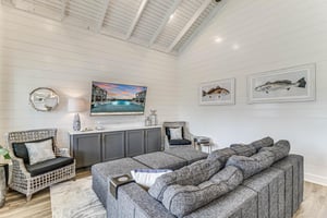 65 Smart TV and Luvsac Lounge