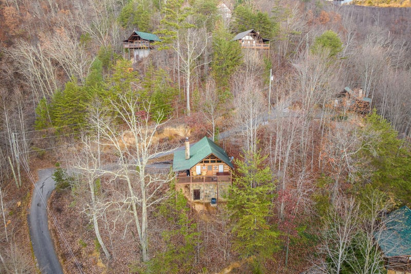 Cabin Aerial Footage