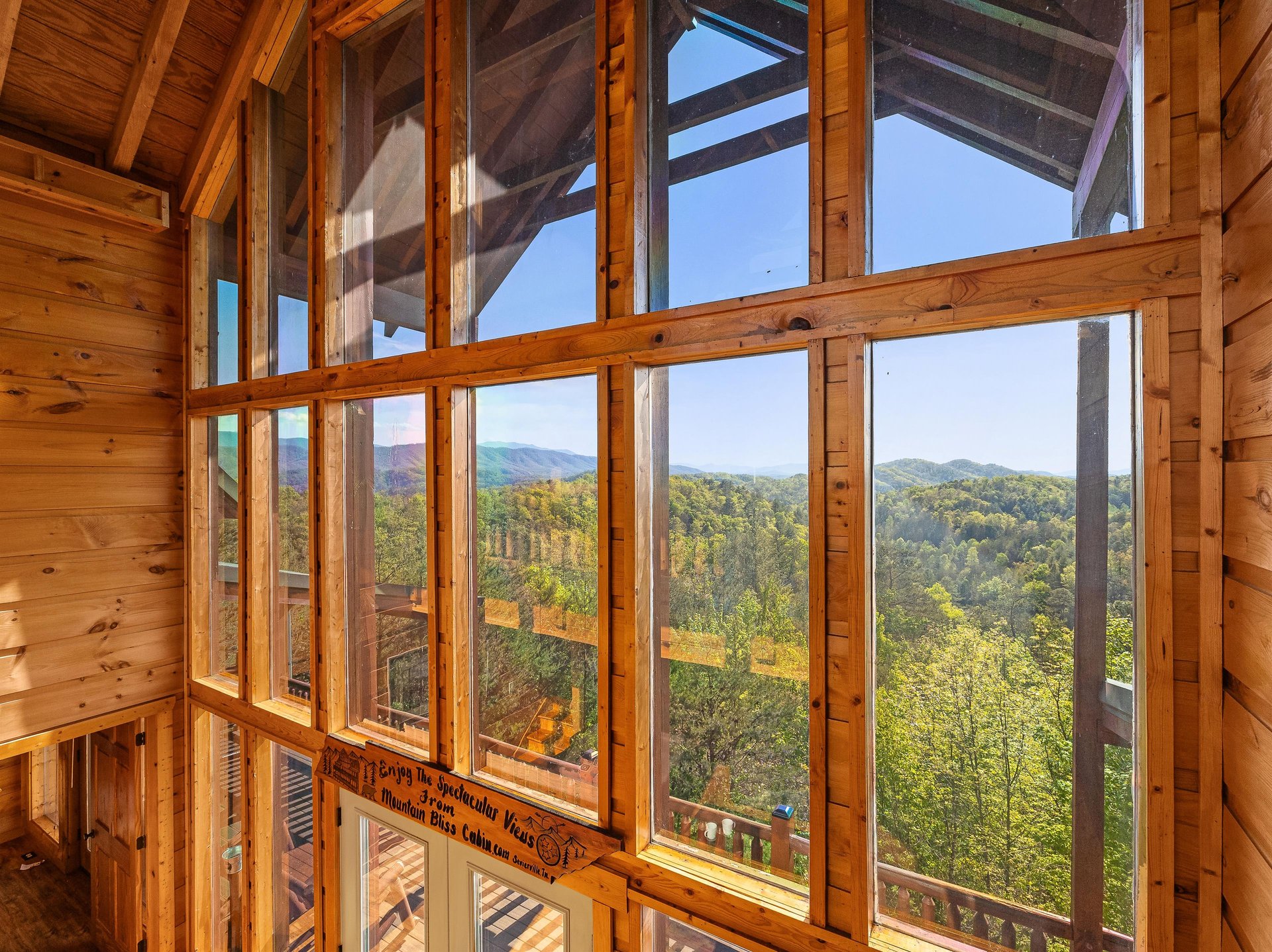 Big windows view of outside