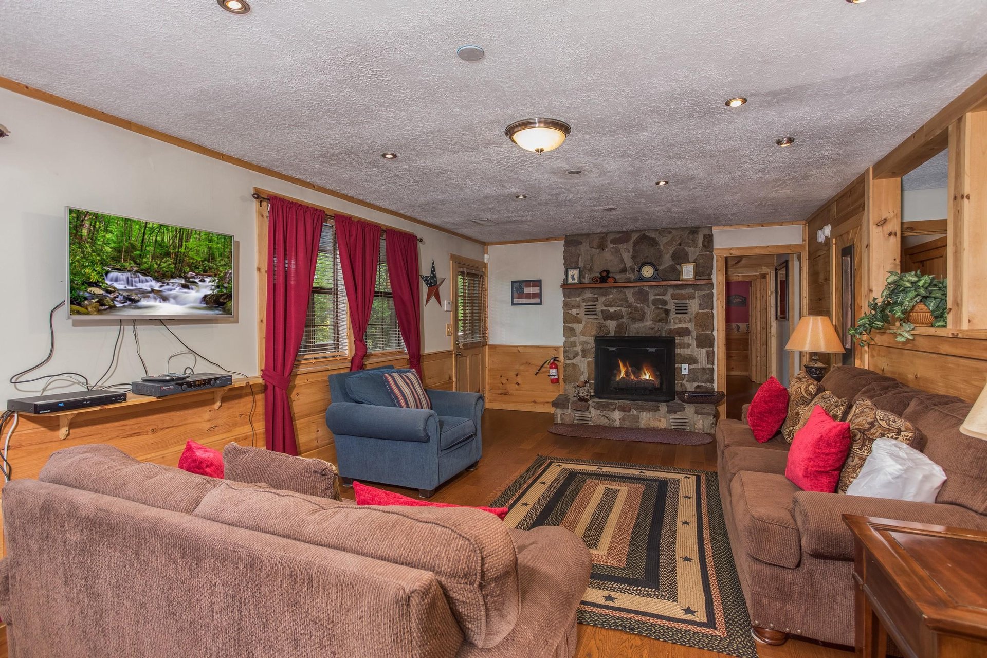 Living Room Fireplace Area