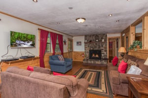 Living Room Fireplace Area