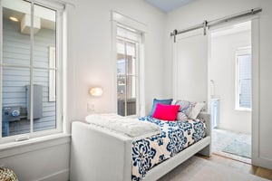 Single twin and one twin bunk bed