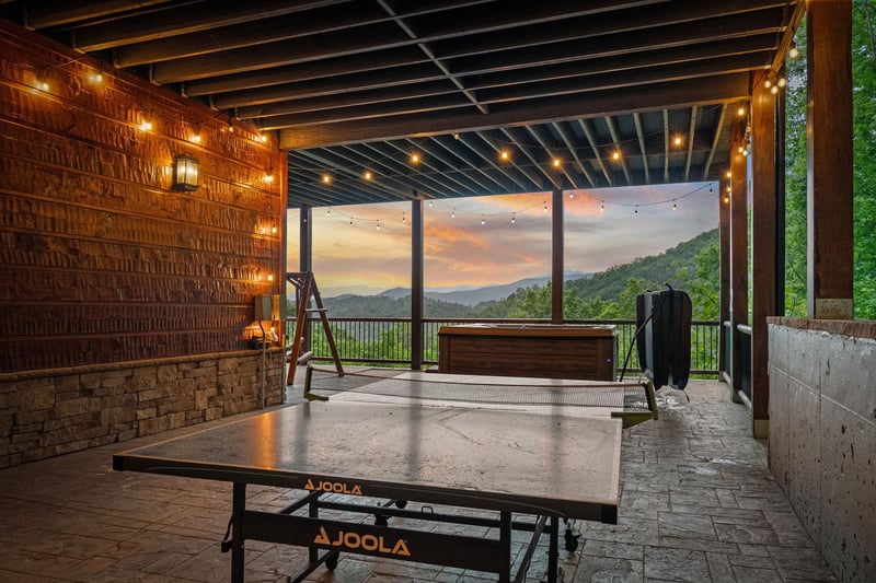 Ping pong table