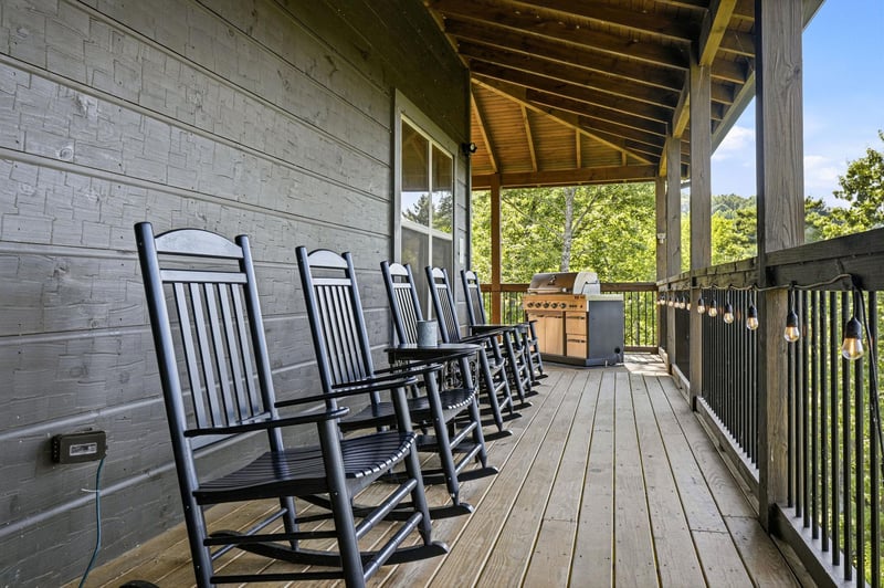 Settle into your rocking chair, fire up the grill, and breathe in the mountain air—this covered deck is your peaceful retreat after a day of adventure.