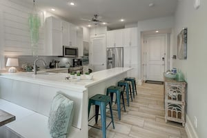 Kitchen with Additional Bar Seating