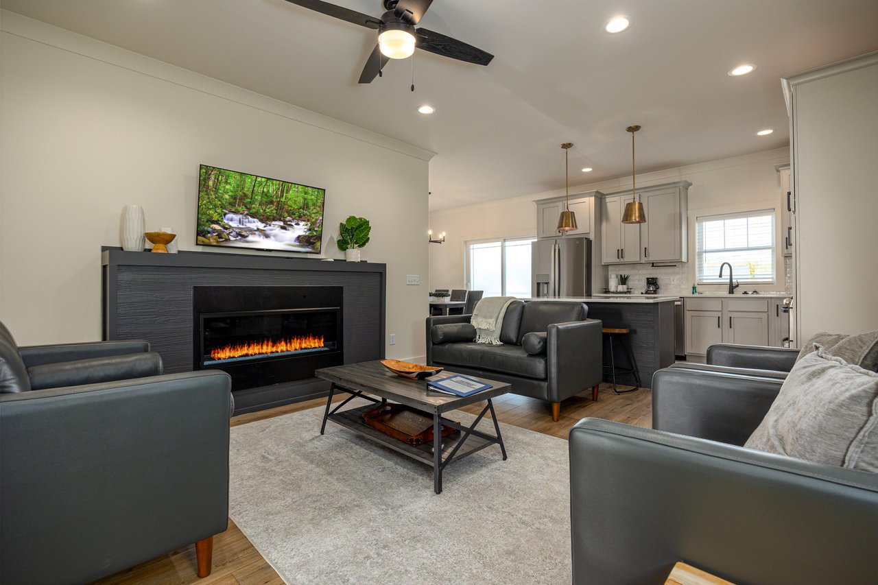 Living Room at Hickory Haven