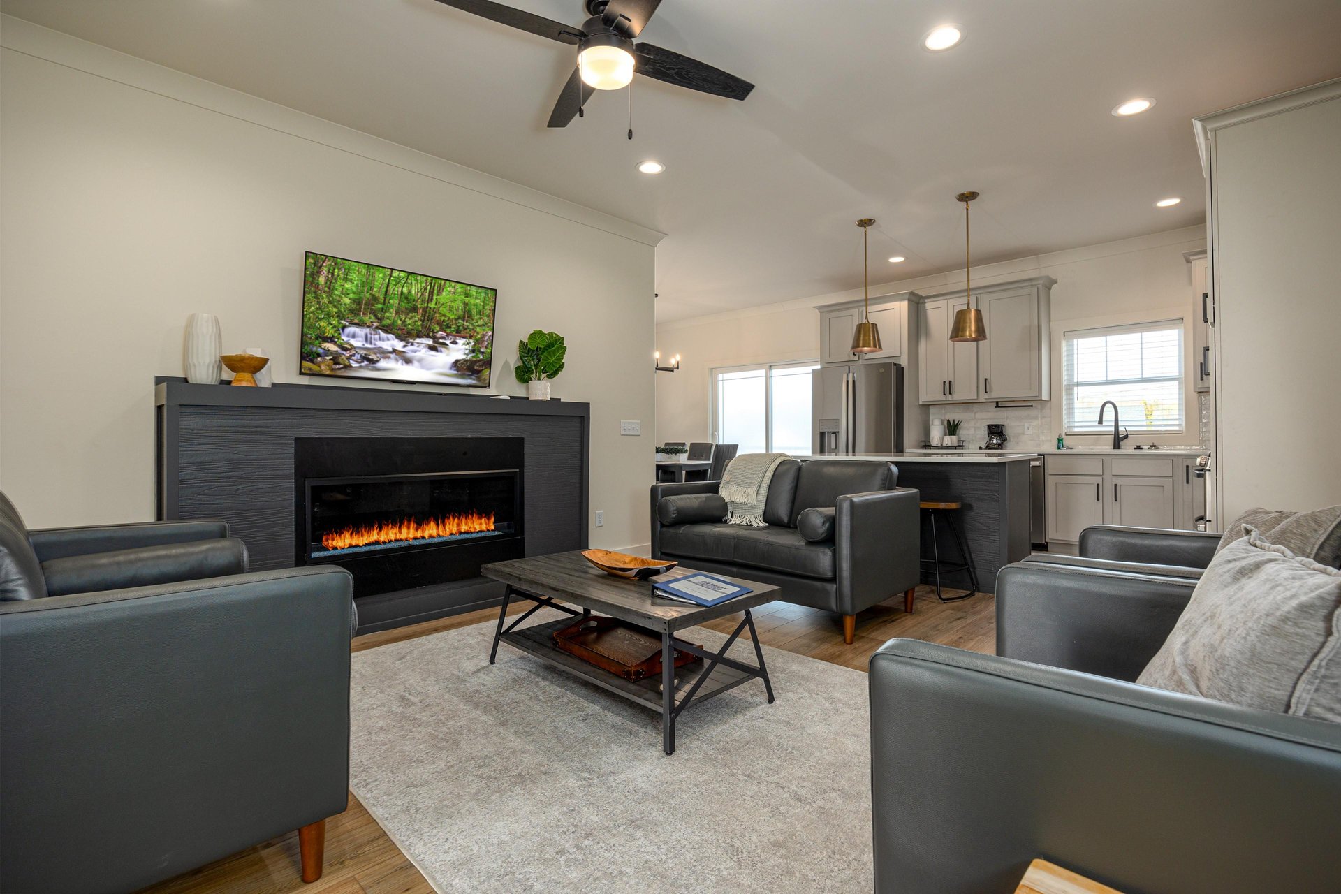 Living Room at Hickory Haven