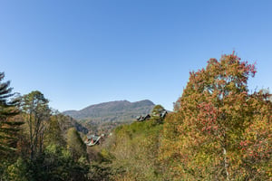 Bluff Mountain view at Bears Dont Bluff, a 3 bedroom cabin rental located in Pigeon Forge