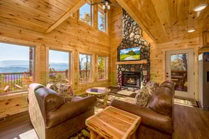 open concept living room