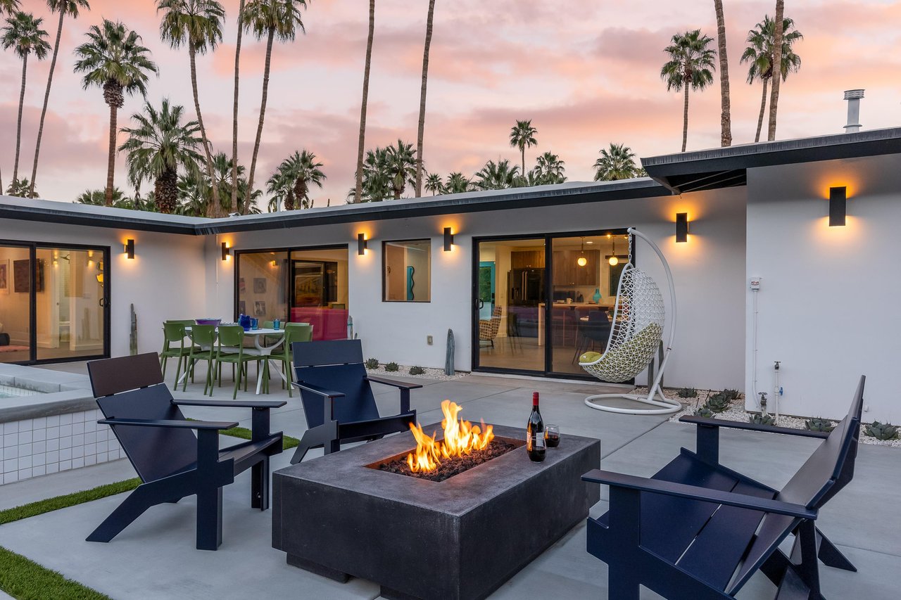 Relax around the firepit