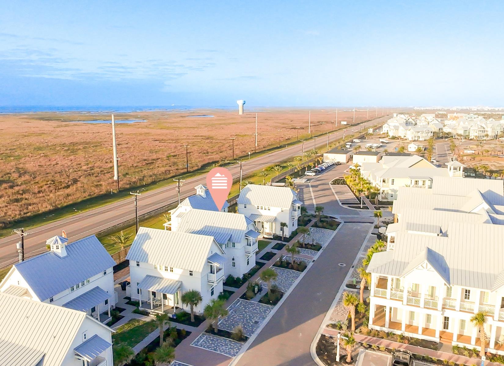 Aerial View, Location