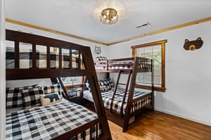 Twin over full bunk beds