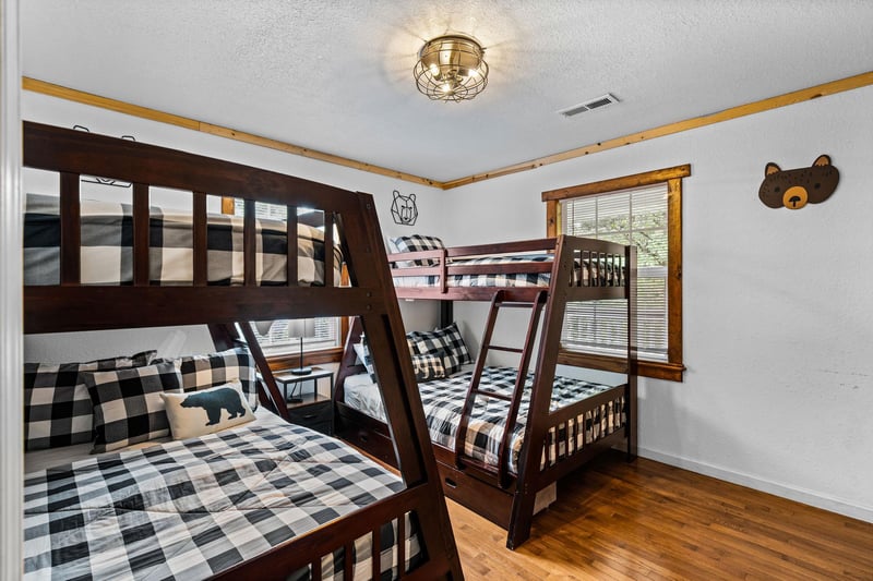 Twin over full bunk beds