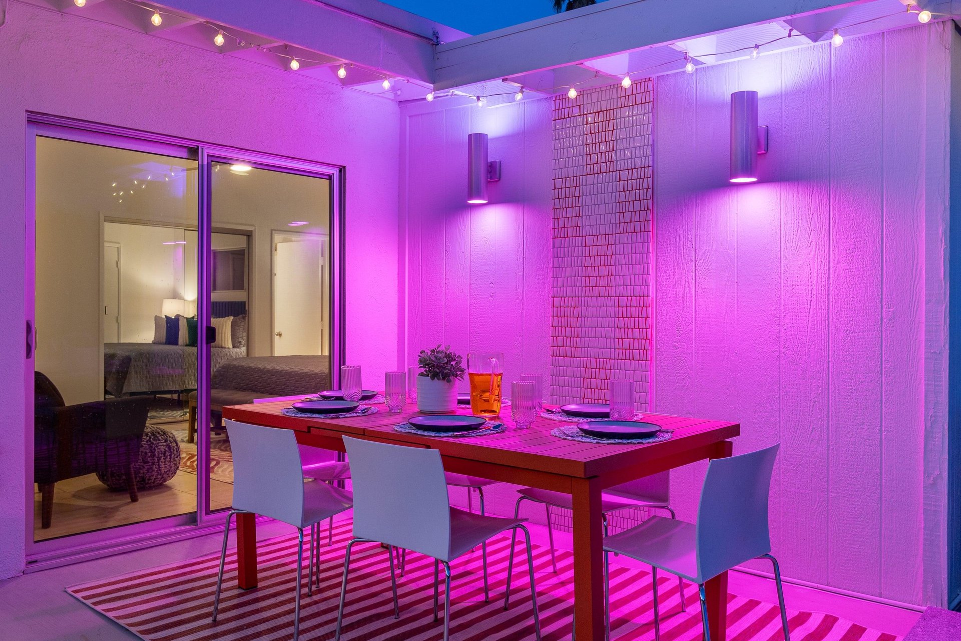 Fun pink lights