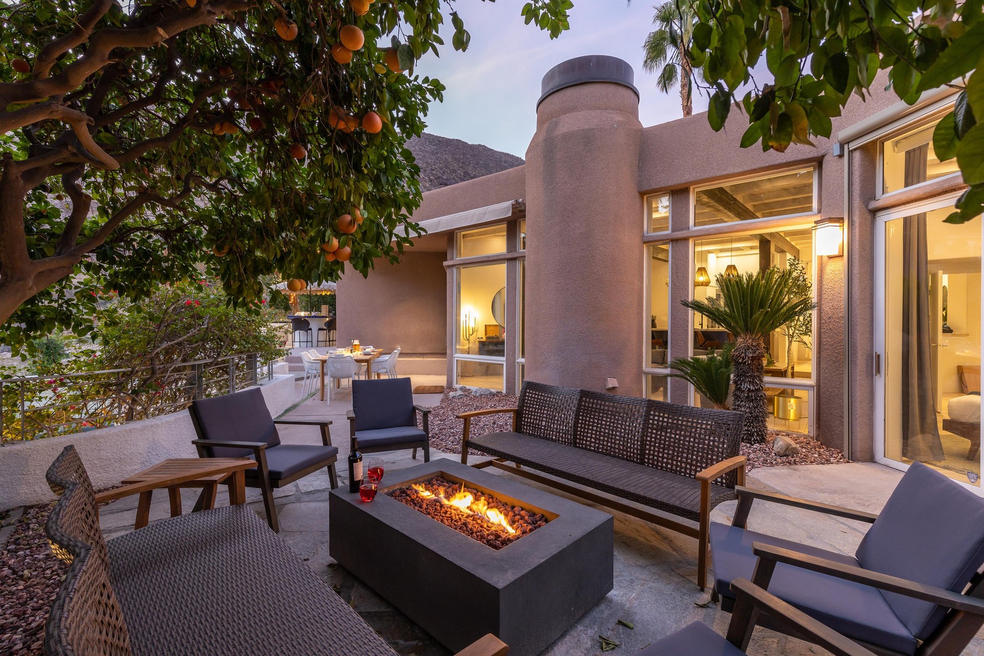 Spend your evenings by the fire