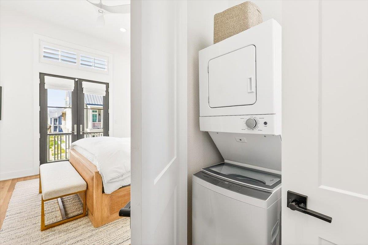 Primary King Bedroom Entry With WasherDryer, 2nd Floor
