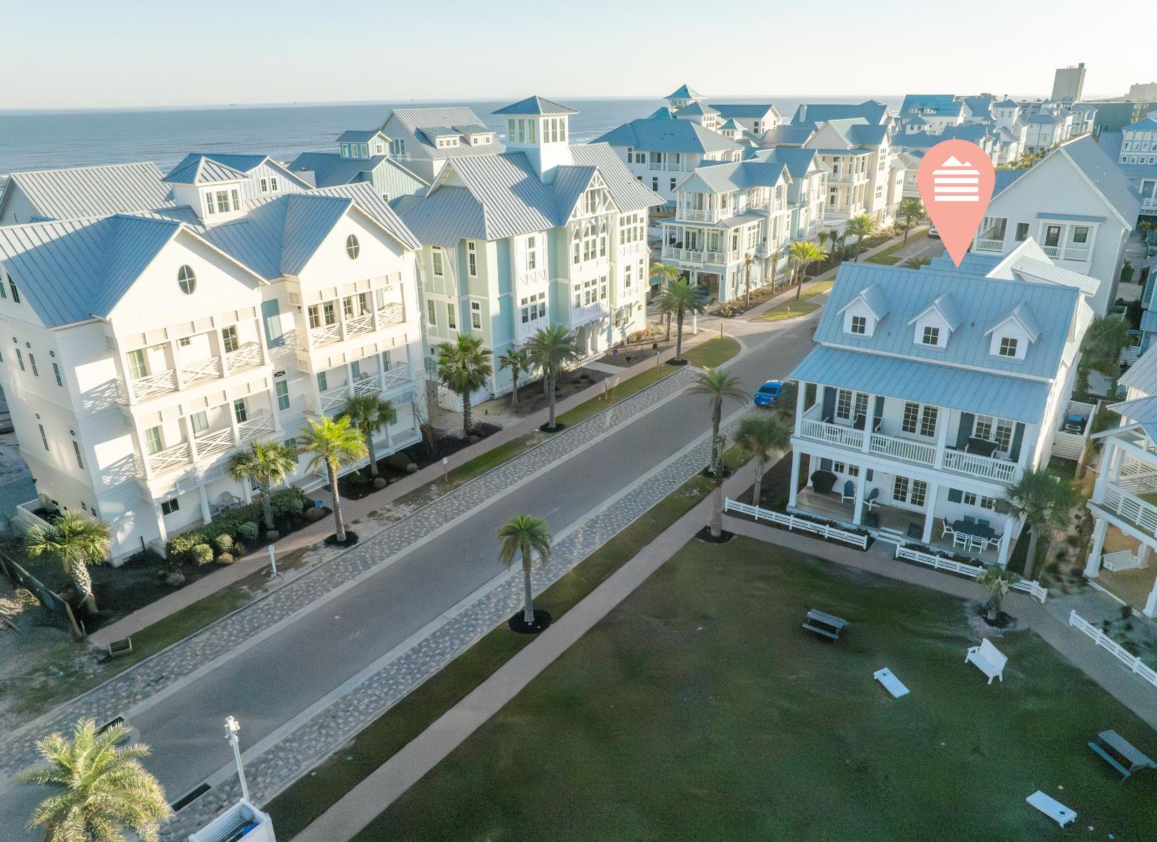 Aerial View, Location