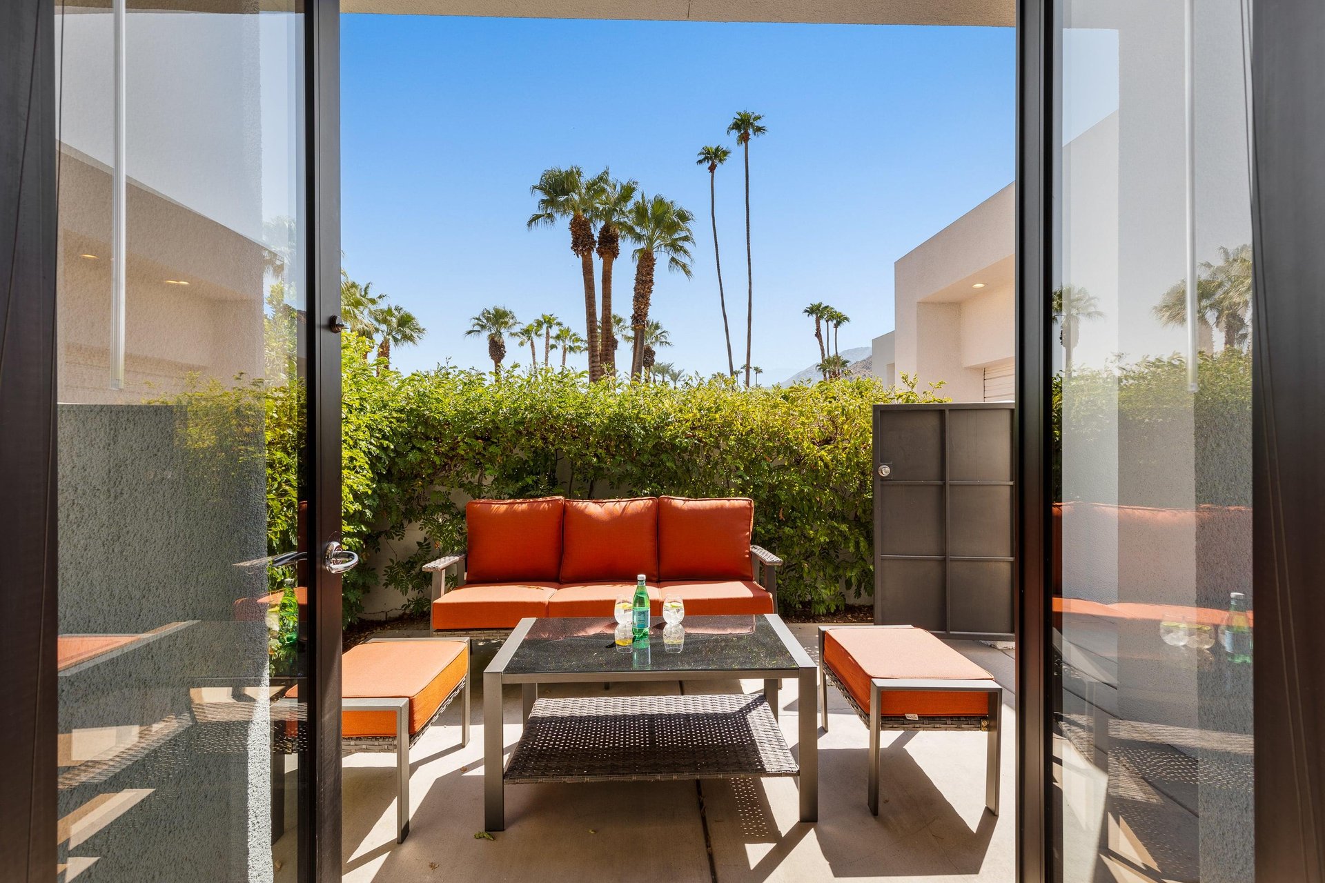 Private patio