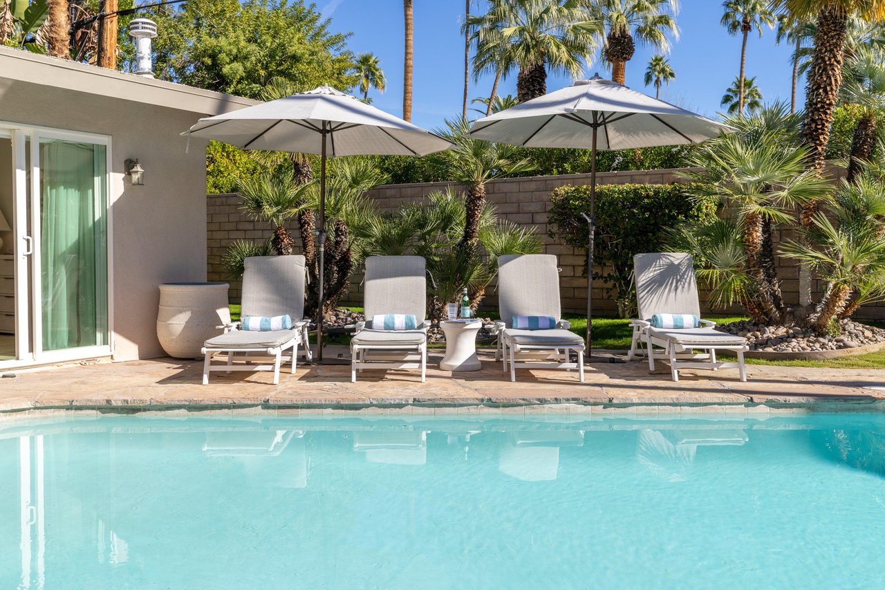Comfortable chaise loungers