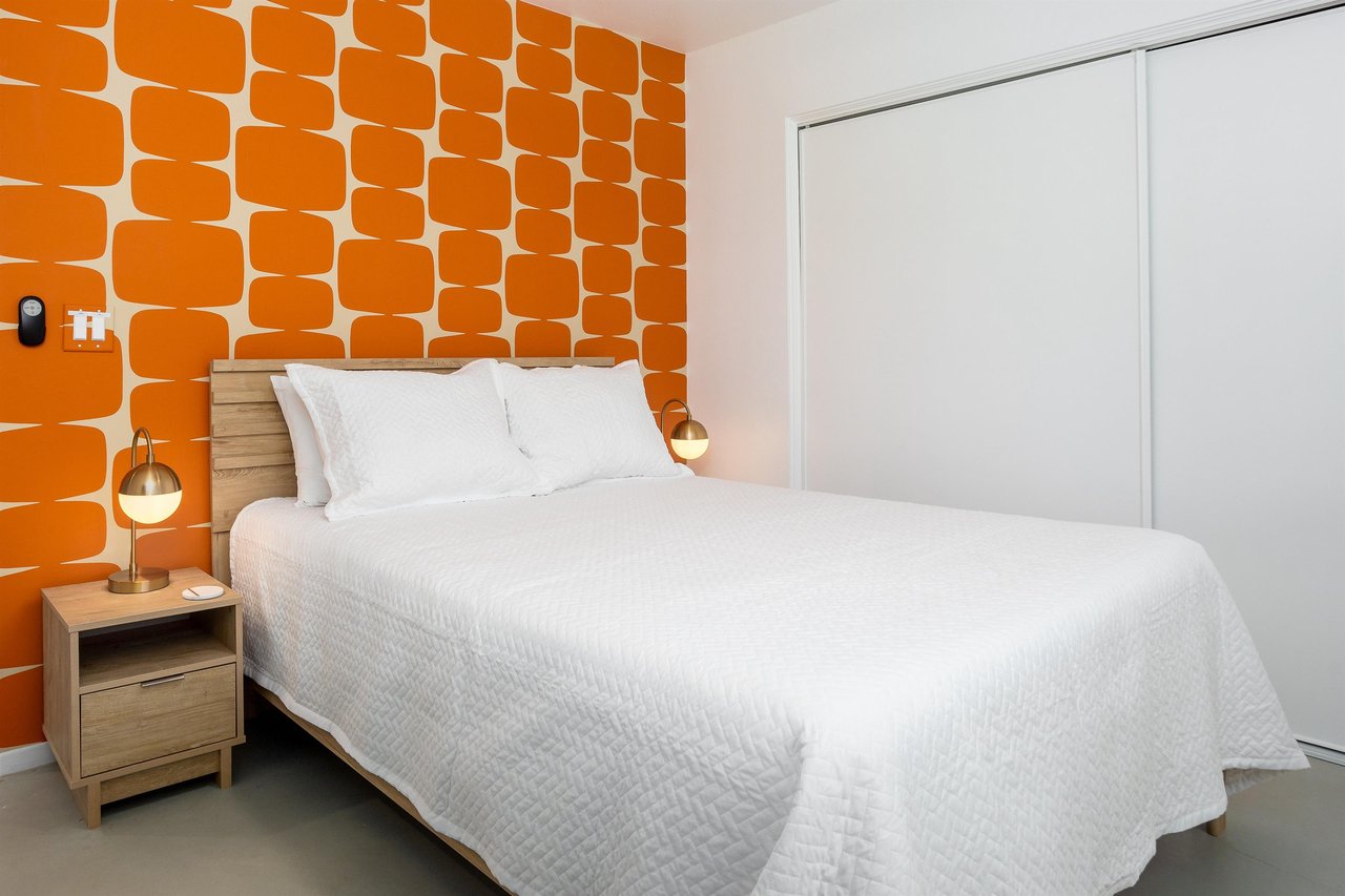 Peaceful guest bedroom