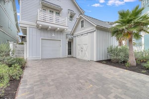 Back Exterior View, Driveway