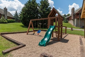 Playground access for guests at Momma Bear, a 2 bedroom cabin rental located in Pigeon Forge