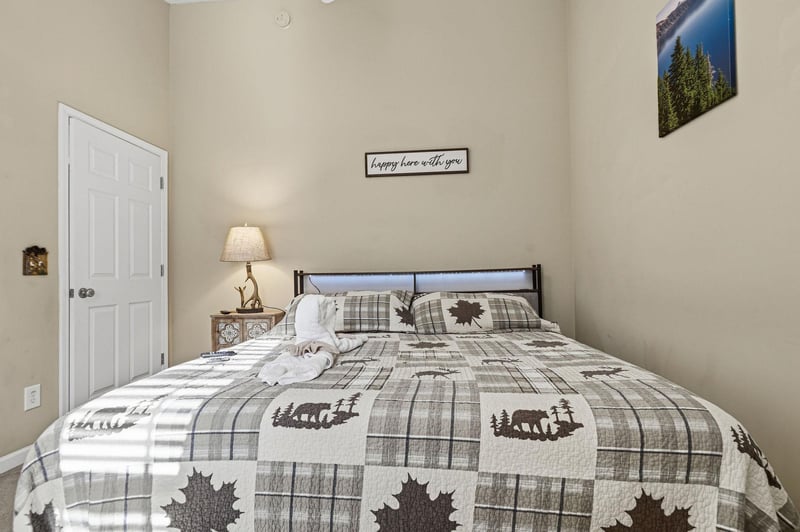Drift into peaceful sleep surrounded by charming rustic decor and cozy cabininspired bedding in your welcoming retreat.