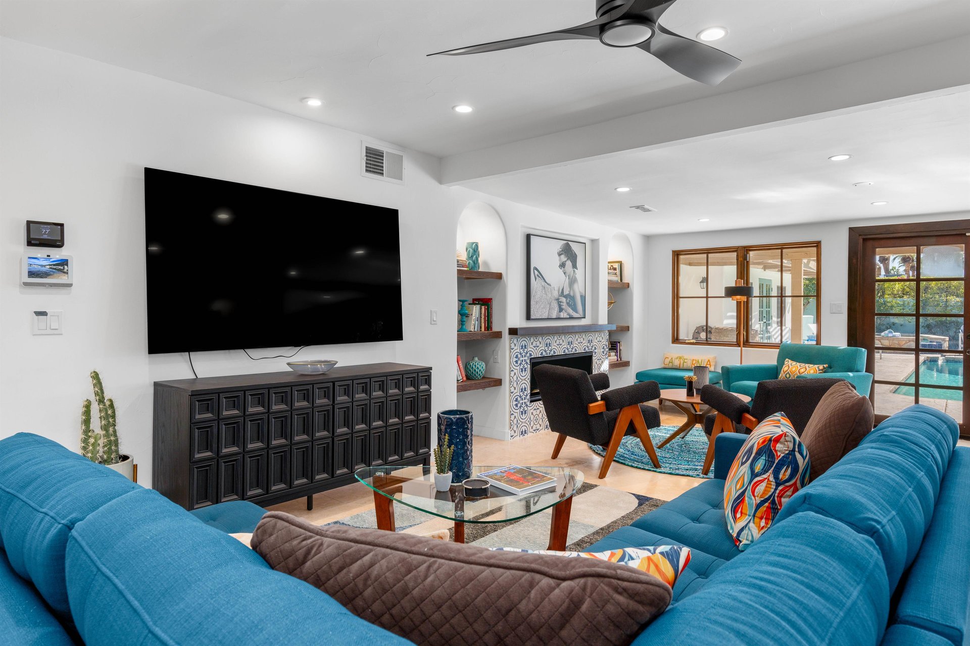 Living Room with comfortable elegant designs